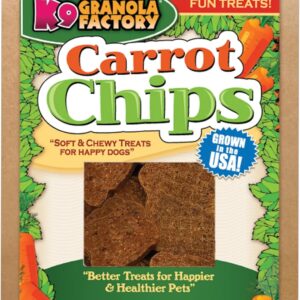K9 Granola Factory Carrot Chips Dog Treat, 5 Oz
