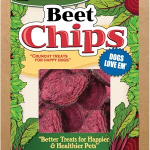K9 Granola Factory Chip Collection for Dogs (6oz, Natural Beet Chips)